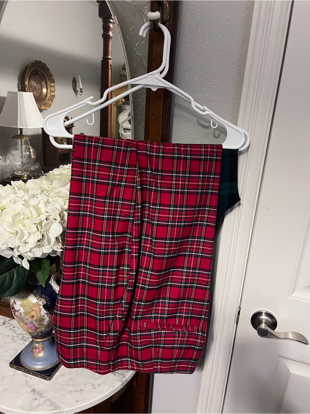 Red Plaid Tartan Skirt